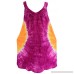 Women's Summer Casual Sleeveless Loose Swing T-Shirt Beach Sundress Rayon Tie Dye E Pink v15 B078KWLXDK